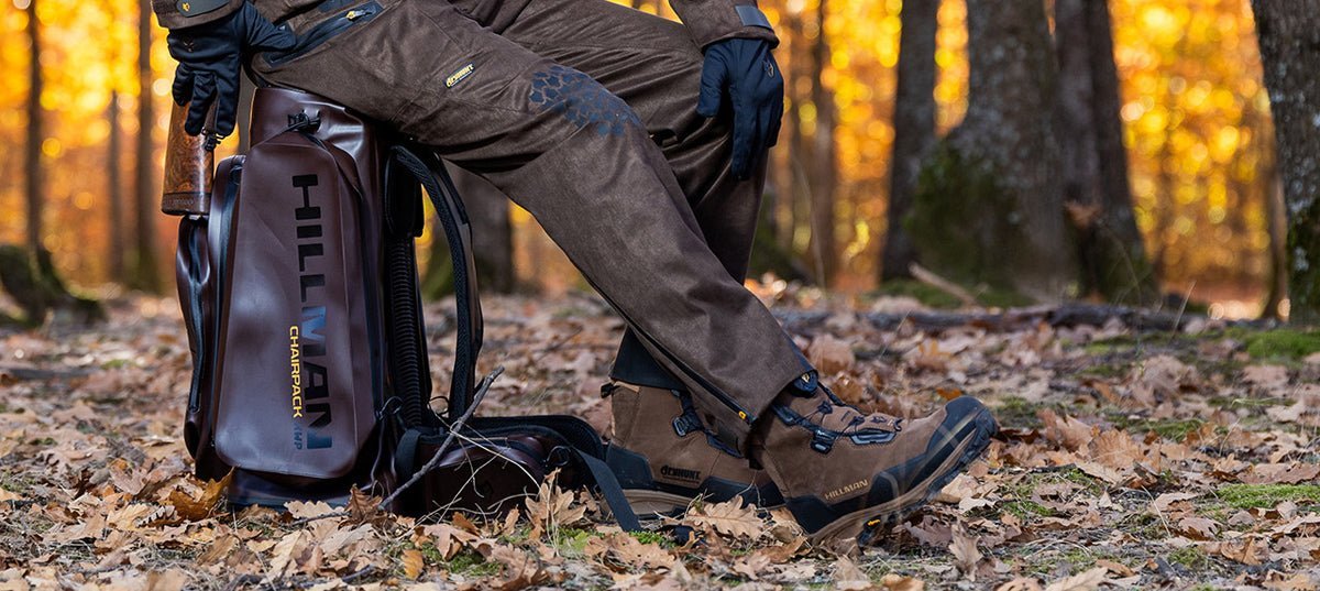 hunting gaiters for wet grass, mud, snow and cold weather: waterproof boots, insulated boots, hunting pants, socks