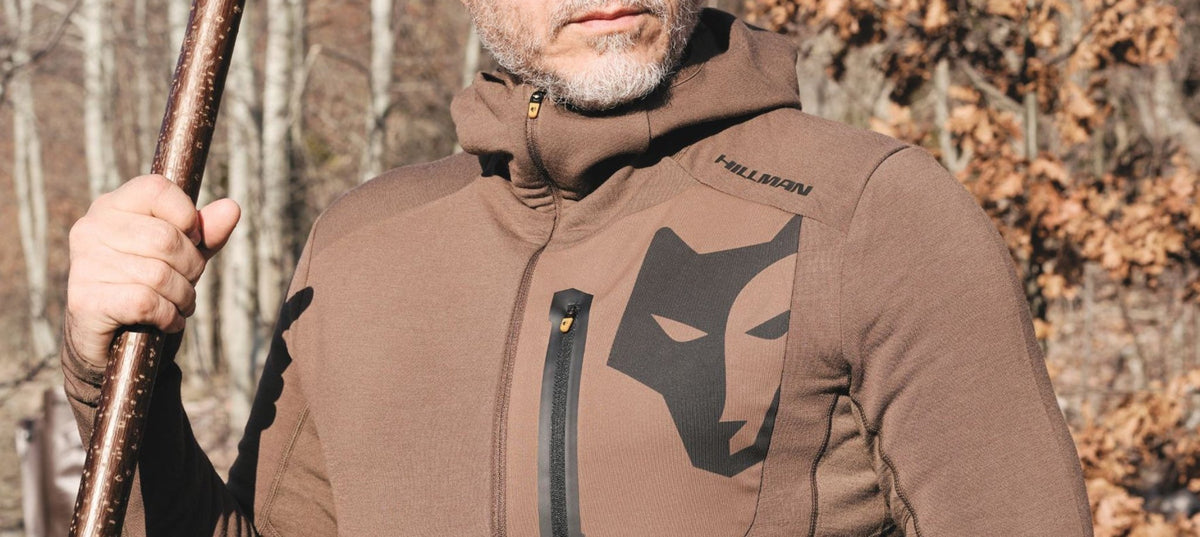 hunting layering system for changing weather: base, mid layer hoodie