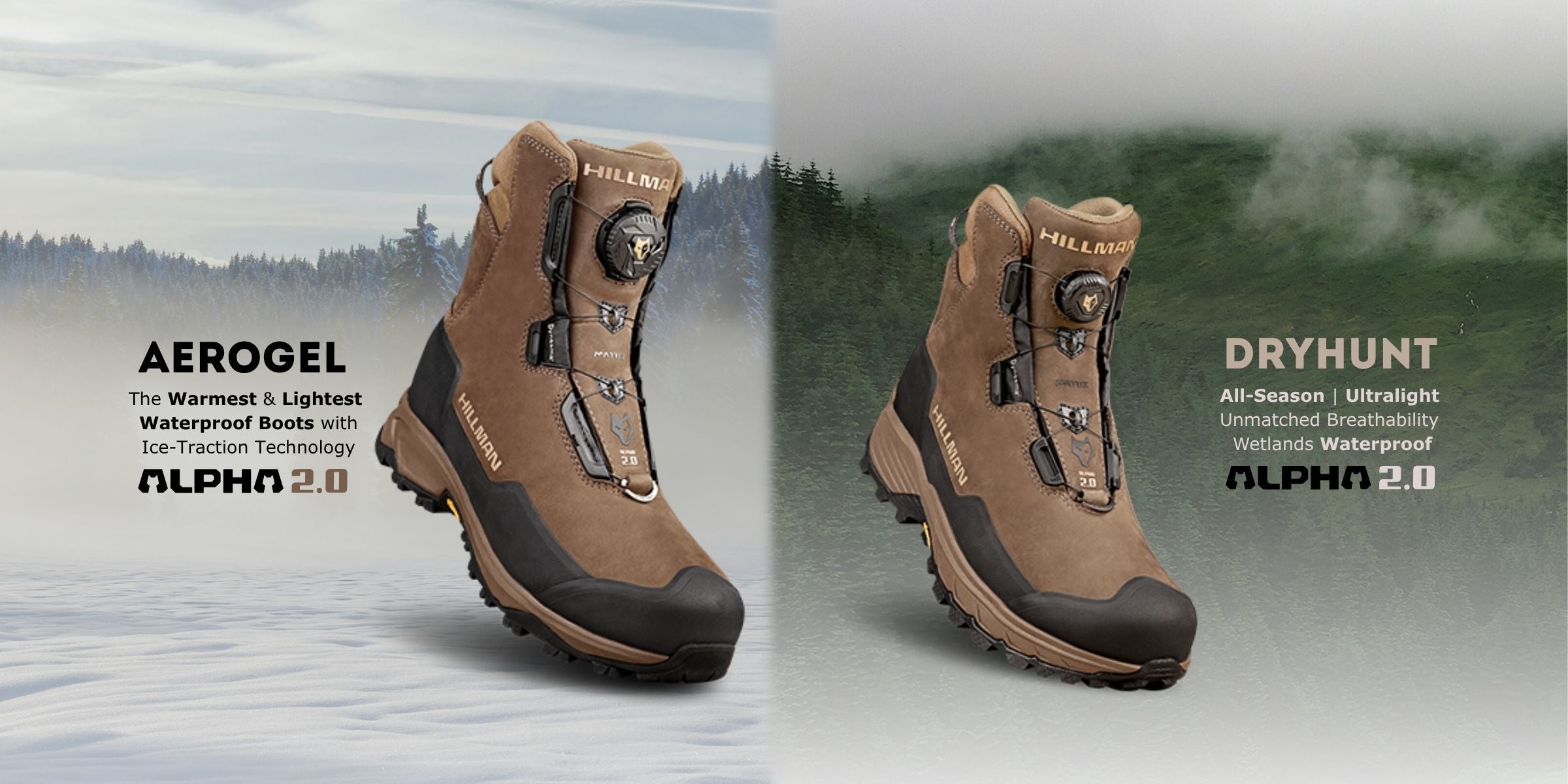 Insulated hunting boots for men