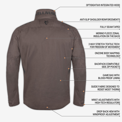 Waterproof Hunting Jacket 6OL Heated-Extreme Cold Insulated