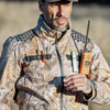 High performance lightweight camo hunting jacket