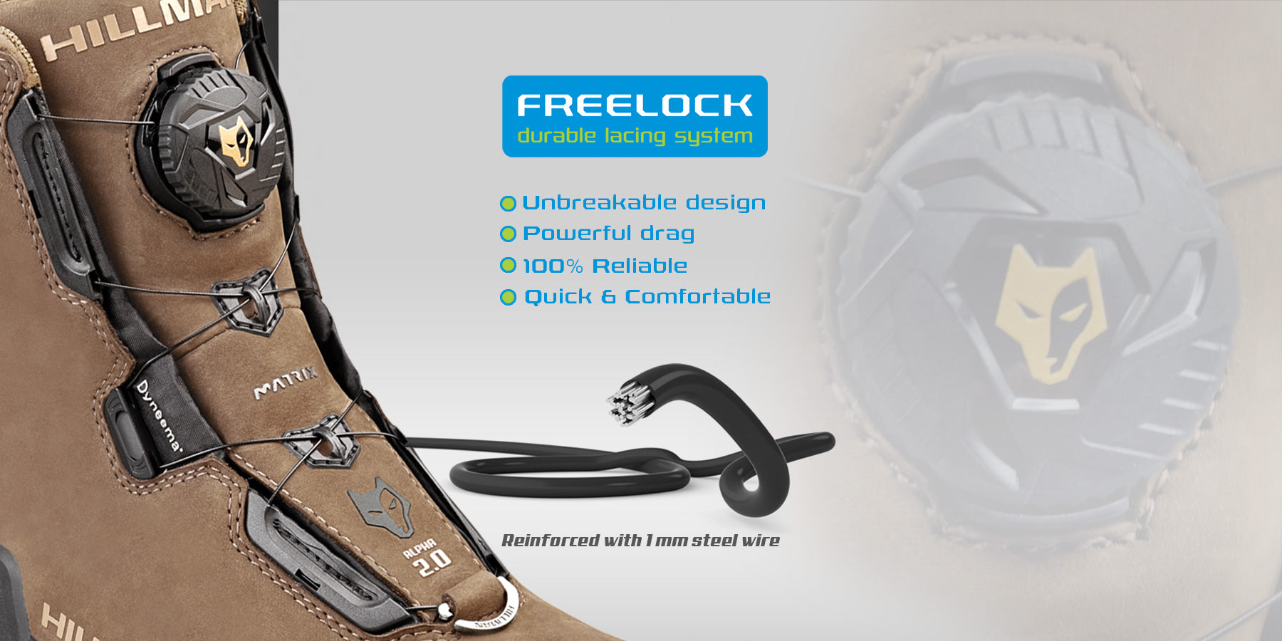 hunting boots boa Hunting boots with boa lacing