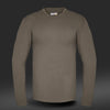 Men's bamboo hunting base layer shirt, long sleeve, for comfortable and odor-free performance in the field.